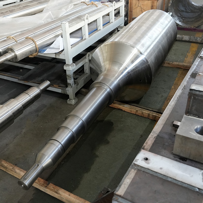 Heavy Duty Industrial Furnace Roller na may Stepped Shaft